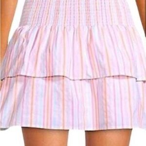 Vineyard Vines Striped Pink and White Women's Skirt